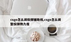 csgo怎么调投掷辅助线,csgo怎么调整投掷物力度