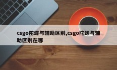 csgo陀螺与辅助区别,csgo陀螺与辅助区别在哪