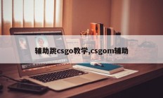 辅助跳csgo教学,csgom辅助