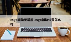 csgo辅助无后座,csgo辅助位置怎么打