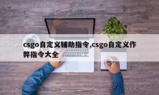 csgo自定义辅助指令,csgo自定义作弊指令大全